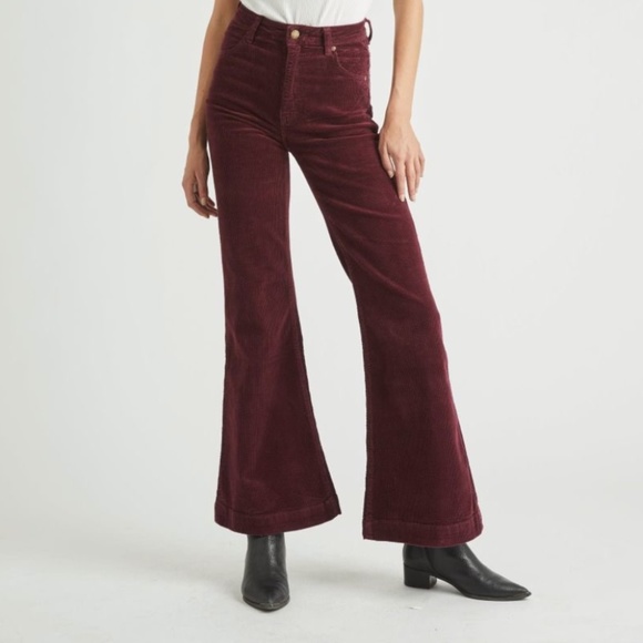Rollas Jeans Eastcoast Flare Bordeaux 